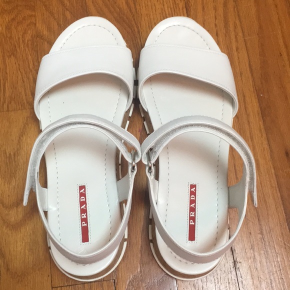 prada double band sandal